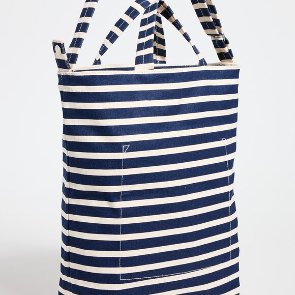 NWT Baggu Zip Duck Bag - Navy Stripe - Picture 9 of 10